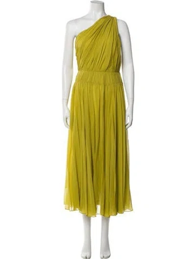 Pre-owned A.l.c Silk Long Dress In Multi