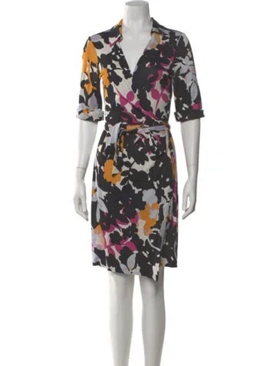 Pre-owned A.l.c Silk Long Dress In Multi