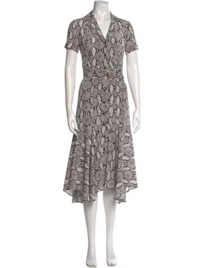 Pre-owned A.l.c Silk Long Dress In Neutral