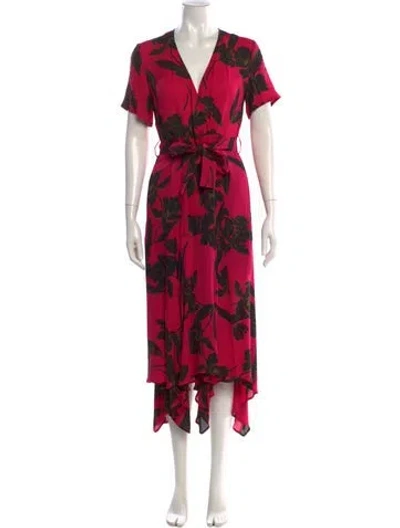 Pre-owned A.l.c Silk Long Dress In Pink