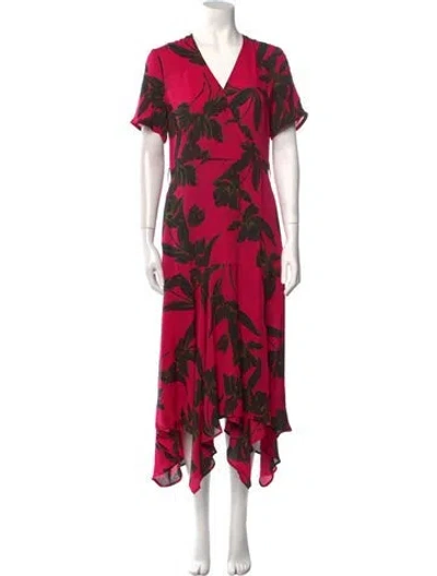 Pre-owned A.l.c Silk Long Dress In Pink