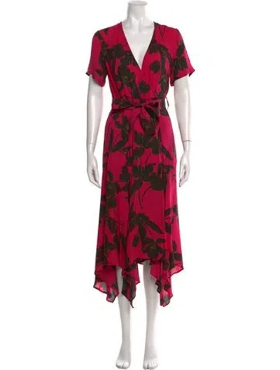 Pre-owned A.l.c Silk Long Dress In Pink