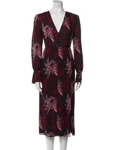 Pre-owned A.l.c Silk Long Dress W/ Tags