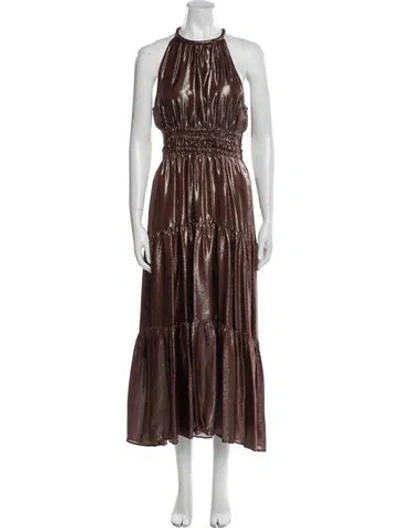 Pre-owned A.l.c Silk Long Dress W/ Tags