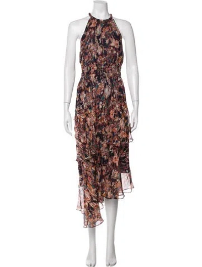Pre-owned A.l.c Silk Midi Length Dress