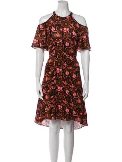 Pre-owned A.l.c Silk Midi Length Dress In Black