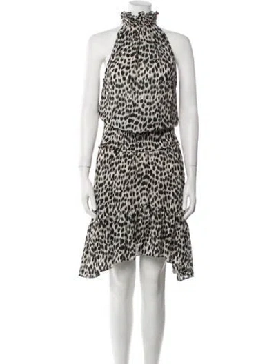 Pre-owned A.l.c Silk Midi Length Dress W/ Tags In Neutral