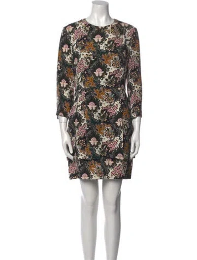 Pre-owned A.l.c Silk Mini Dress In Black