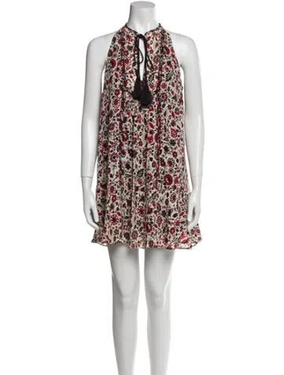Pre-owned A.l.c Silk Mini Dress In Black