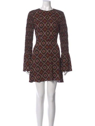 Pre-owned A.l.c Silk Mini Dress In Black