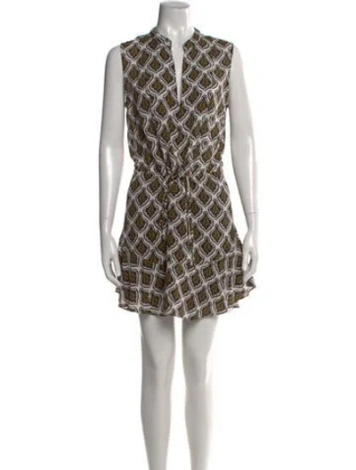 Pre-owned A.l.c Silk Mini Dress In Black