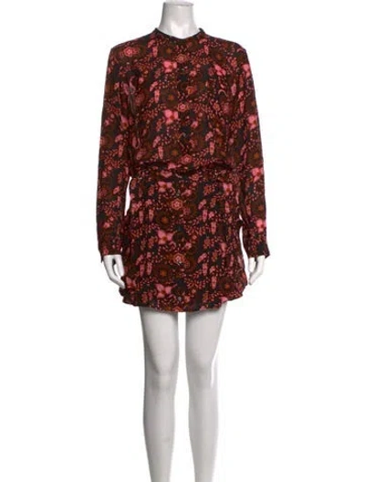 Pre-owned A.l.c Silk Mini Dress In Black
