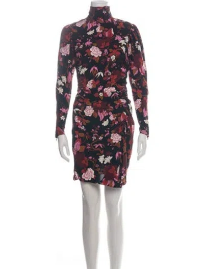 Pre-owned A.l.c Silk Mini Dress In Green