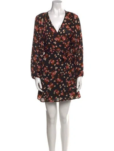 Pre-owned A.l.c Silk Mini Dress In Multi