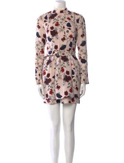 Pre-owned A.l.c Silk Mini Dress In Pink