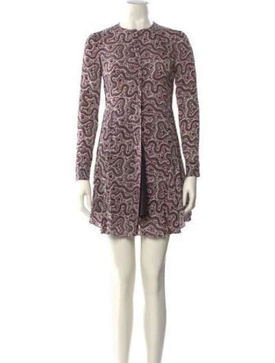 Pre-owned A.l.c Silk Mini Dress In Pink