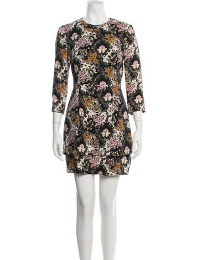 Pre-owned A.l.c Silk Mini Dress In Pink