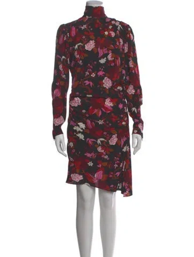Pre-owned A.l.c Silk Mini Dress In Pink
