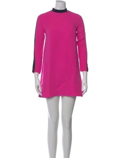Pre-owned A.l.c Silk Mini Dress In Pink
