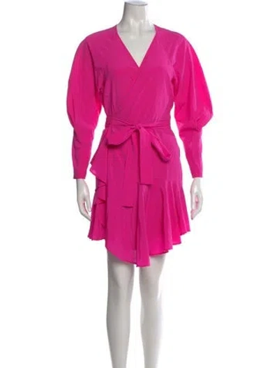 Pre-owned A.l.c Silk Mini Dress In Pink