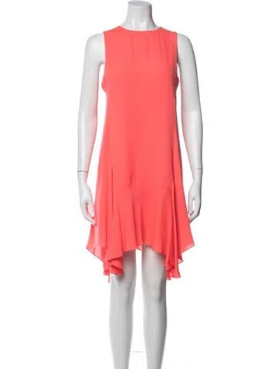 Pre-owned A.l.c Silk Mini Dress In Pink