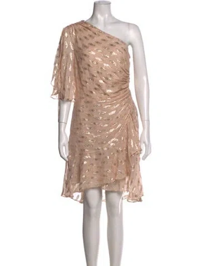 Pre-owned A.l.c Silk Mini Dress In Pink