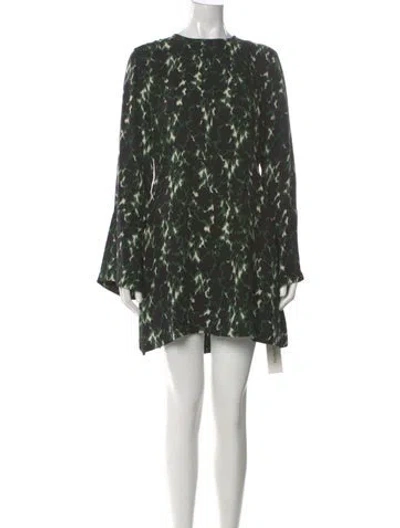 Pre-owned A.l.c Silk Mini Dress W/ Tags In Black