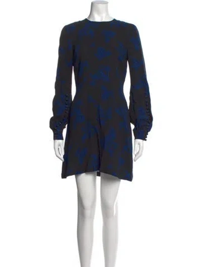 Pre-owned A.l.c Silk Mini Dress W/ Tags In Black