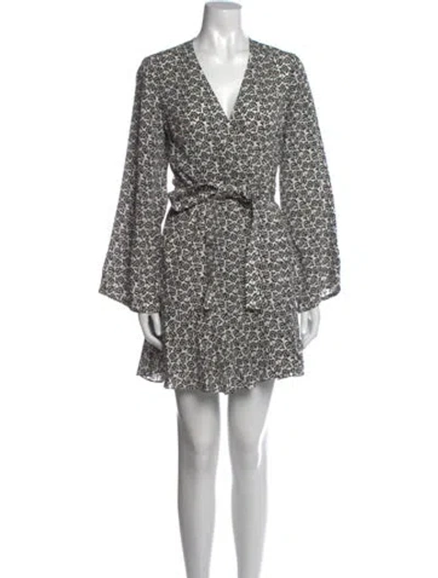 Pre-owned A.l.c Silk Mini Dress W/ Tags In Multi