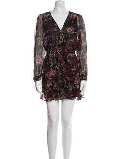 Pre-owned A.l.c Silk Mini Dress W/ Tags In Multi