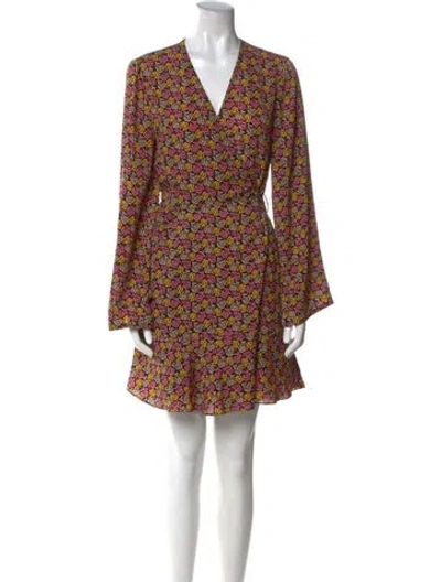 Pre-owned A.l.c Silk Mini Dress W/ Tags In Pink