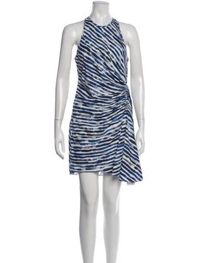 Pre-owned A.l.c Silk Mini Dress W/ Tags In White