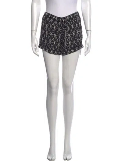 Pre-owned A.l.c Silk Mini Shorts In Black