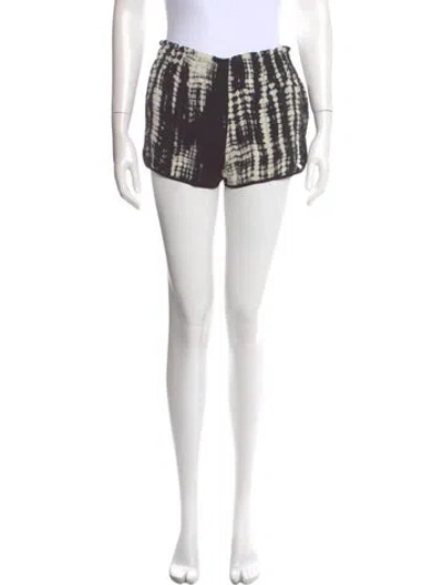 Pre-owned A.l.c Silk Mini Shorts In Blue