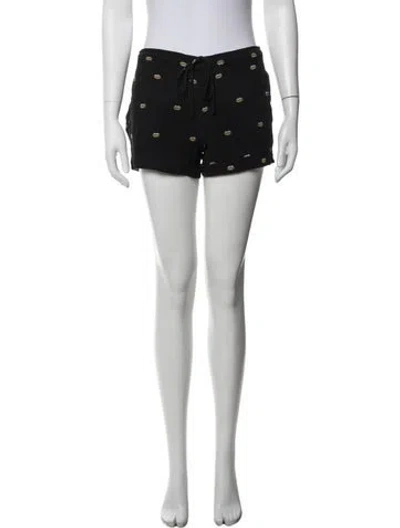 Pre-owned A.l.c Silk Mini Shorts In White