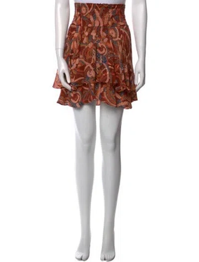 Pre-owned A.l.c Silk Mini Skirt