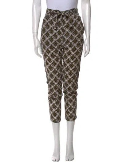 Pre-owned A.l.c Silk Skinny Leg Pants In Black