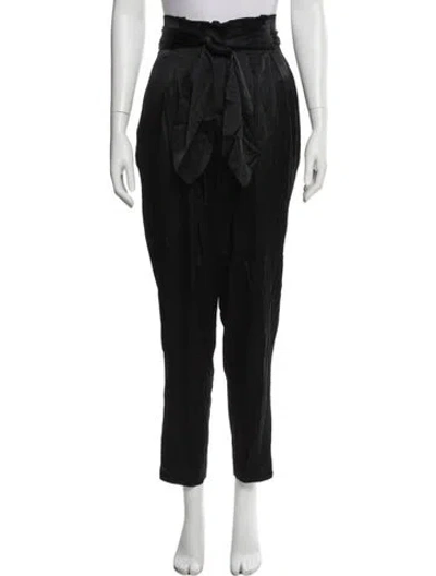 Pre-owned A.l.c Silk Skinny Leg Pants In Black