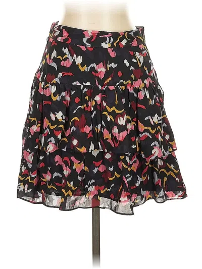 Pre-owned A.l.c Silk Skirt In Black