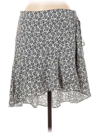 Pre-owned A.l.c Silk Skirt In Black