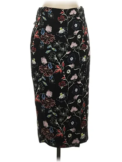 Pre-owned A.l.c Silk Skirt In Black