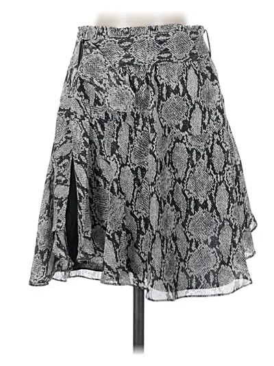 A.l.c Silk Skirt In Animal Print
