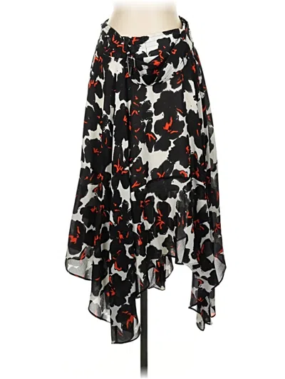 Pre-owned A.l.c Silk Skirt In Black