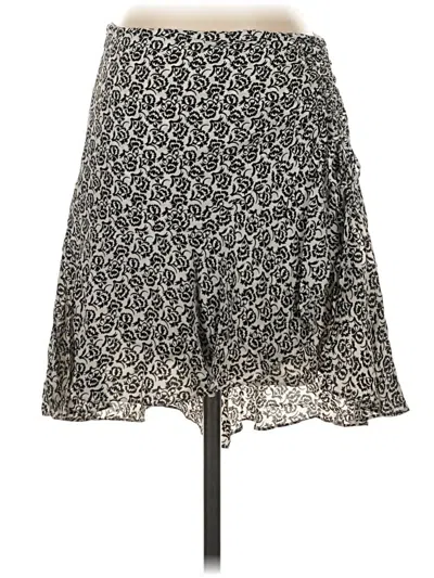Pre-owned A.l.c Silk Skirt In Gray