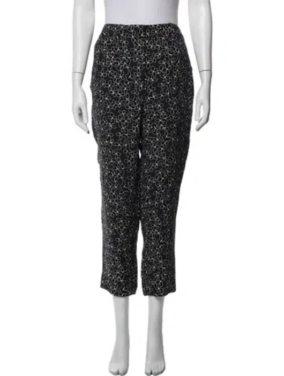 Pre-owned A.l.c Silk Straight Leg Pants In Blue