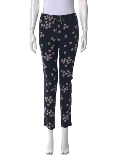 Pre-owned A.l.c Silk Straight Leg Pants In Pink