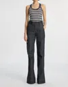 A.l.c Simon Jean Raw Denim In Raw Demin In Black