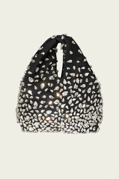 A.l.c Simone Embellished Bag In Black Crystal In Gray