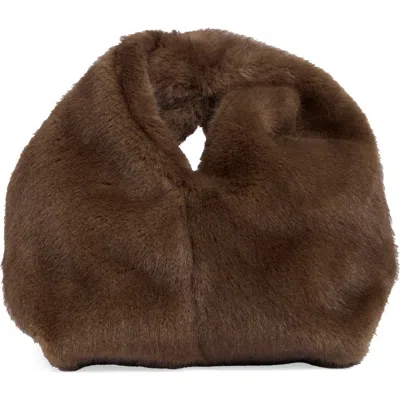 A.l.c . Simone Faux Fur Bag In Brown