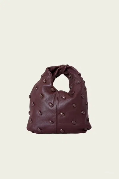 A.l.c Simone Studded Bag In Syrah